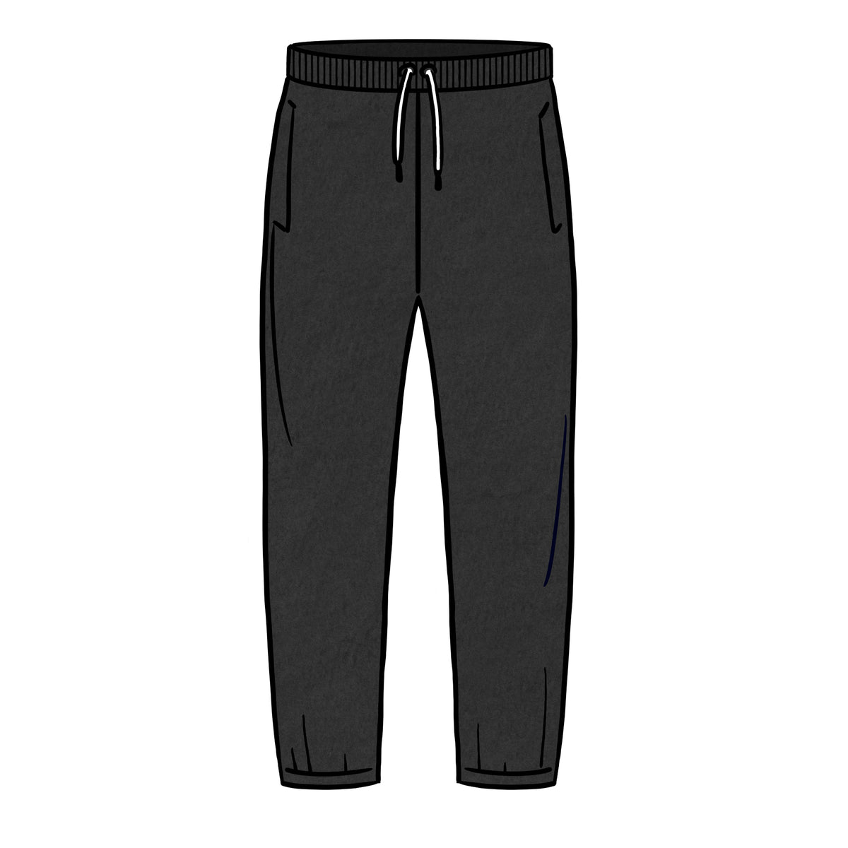 MIDWEIGHT SWEATPANTS &lt;BR&gt; BLACK