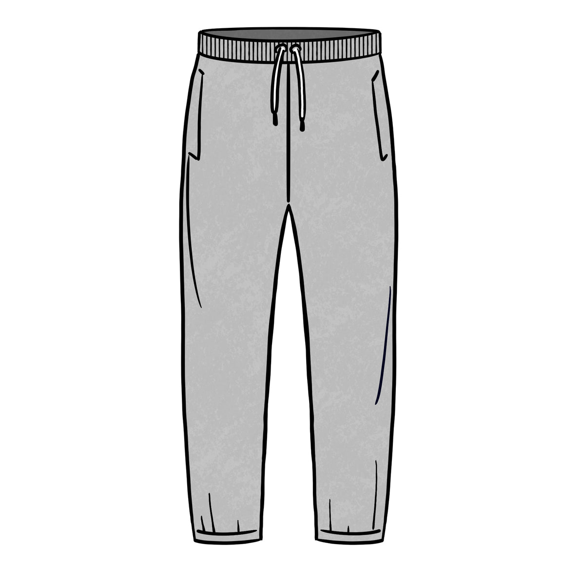 MIDWEIGHT SWEATPANTS &lt;BR&gt; MARL GREY