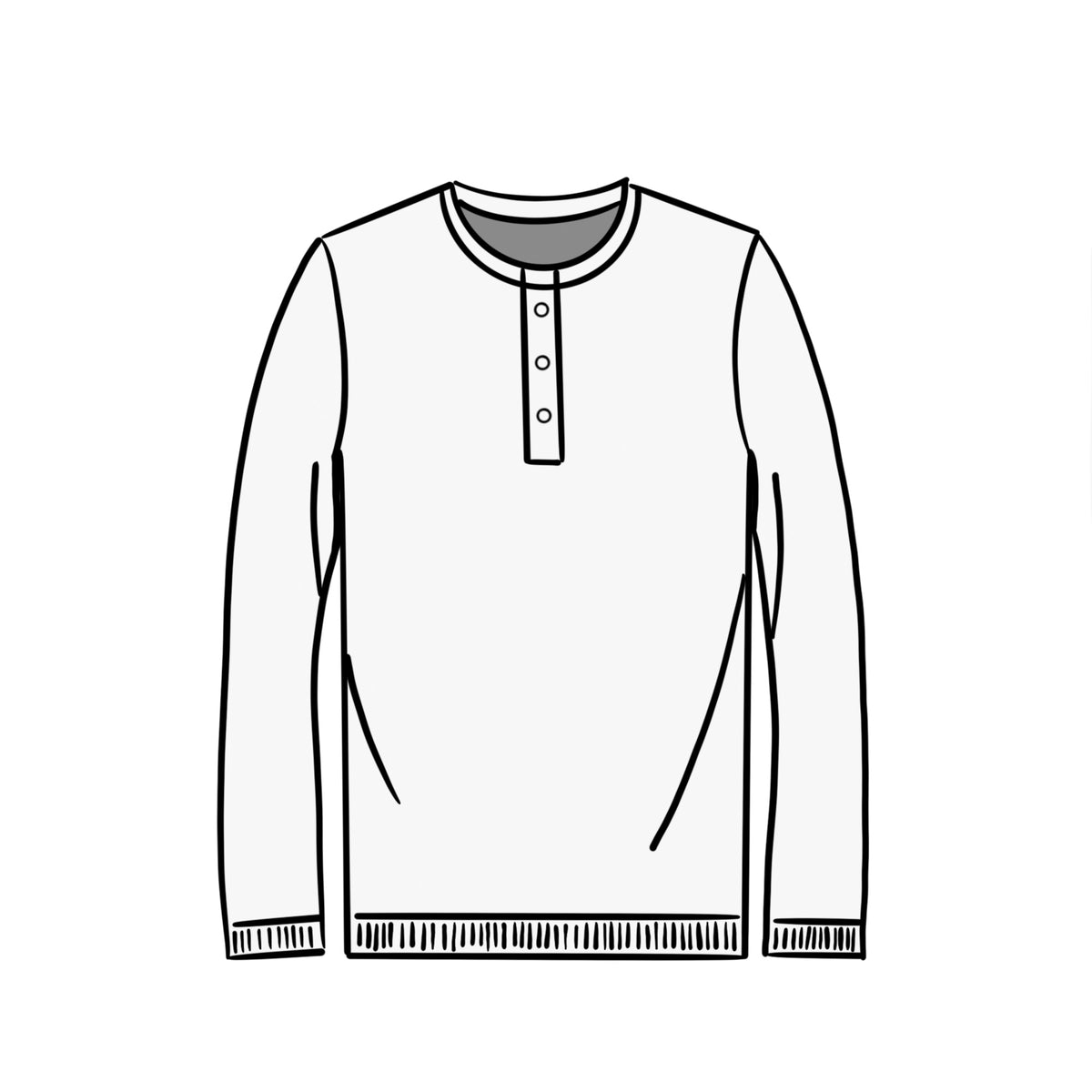 HEAVYWEIGHT HENLEY  &lt;BR&gt; WHITE