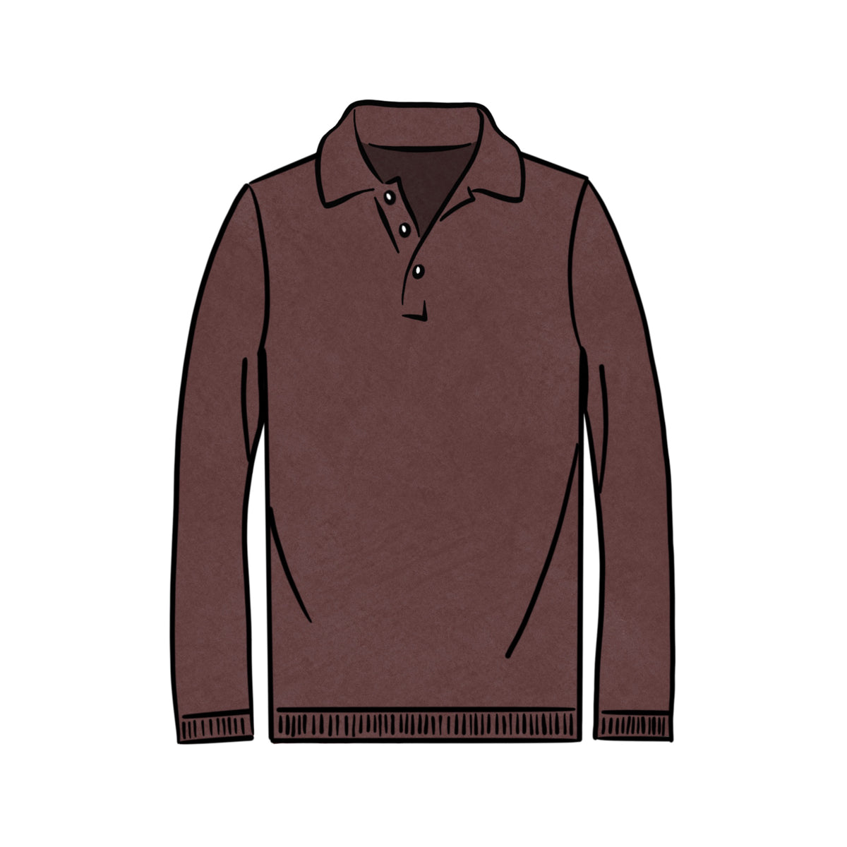 HEAVYWEIGHT JERSEY &lt;BR&gt; BURGANDY