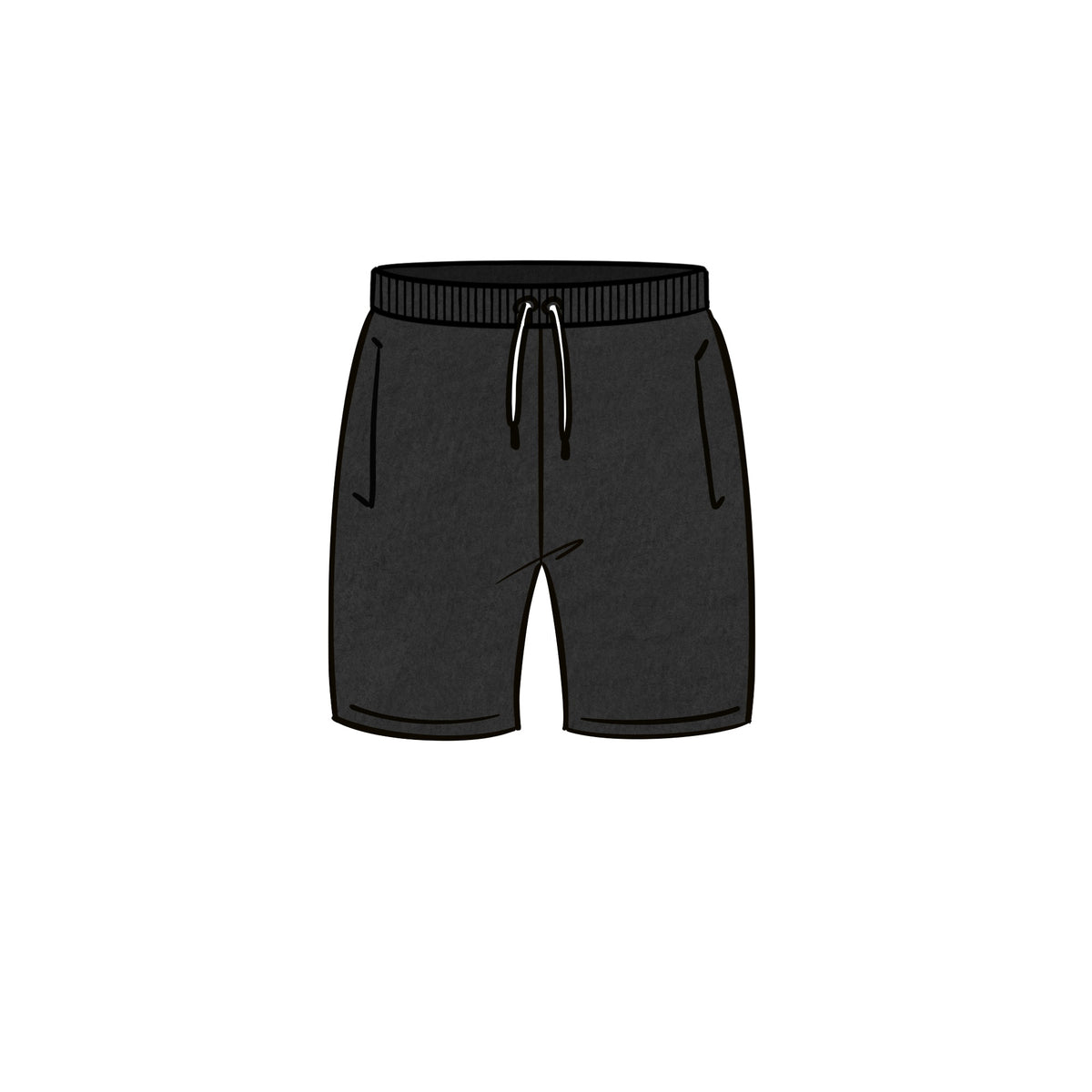 MIDWEIGHT SHORTS &lt;BR&gt; BLACK