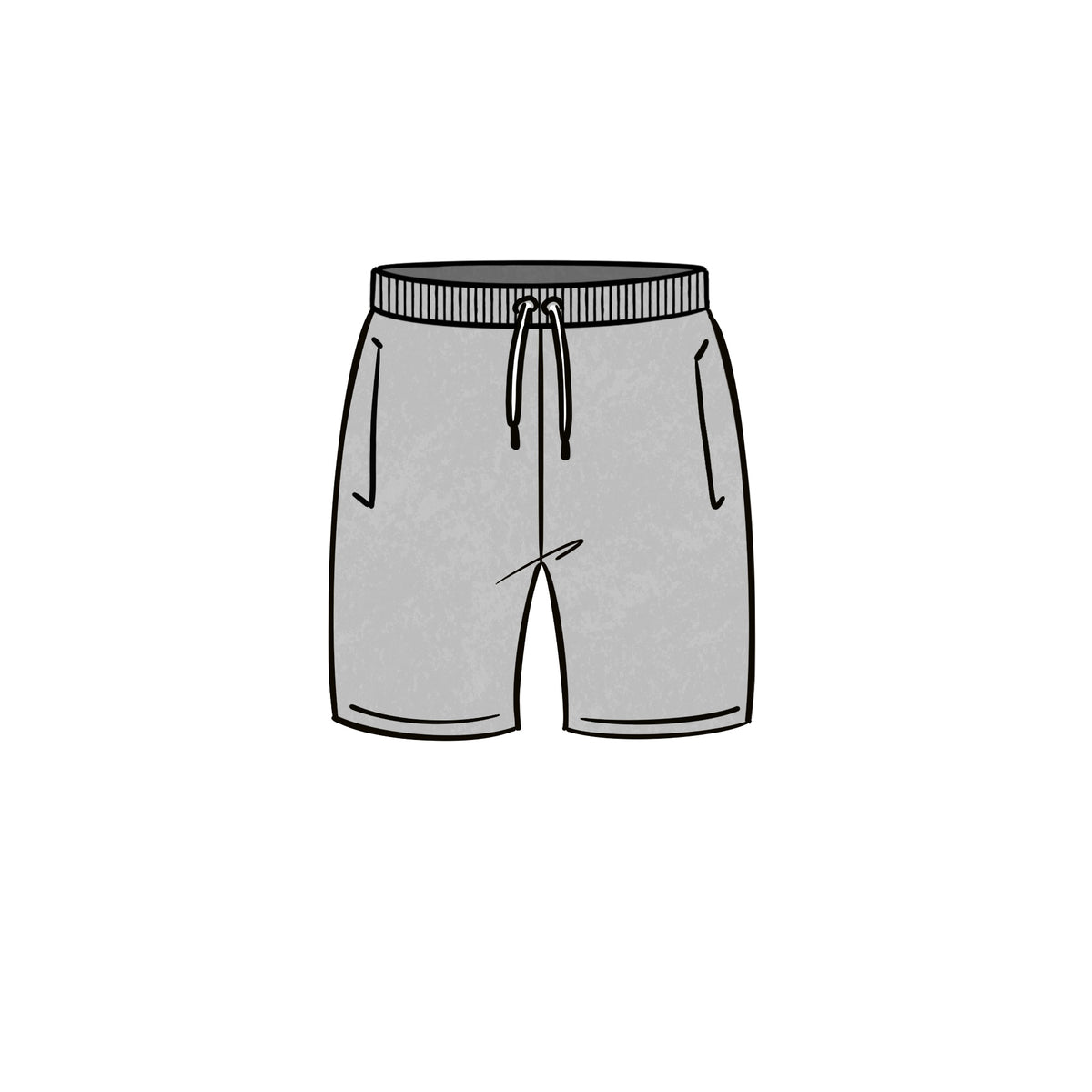 MIDWEIGHT SHORTS &lt;BR&gt; MARL GREY