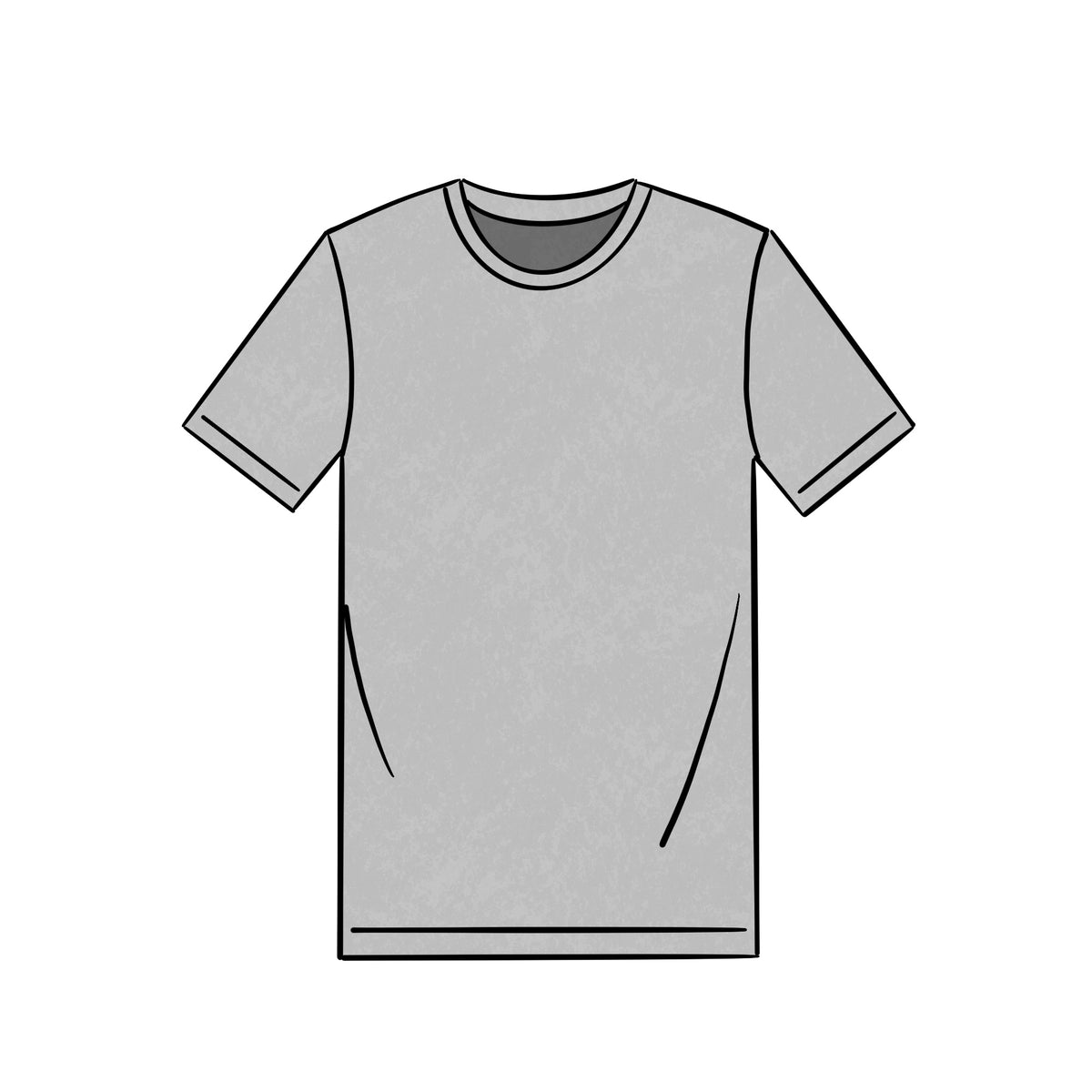 LIGHTWEIGHT T-SHIRT &lt;BR&gt; MARL GREY