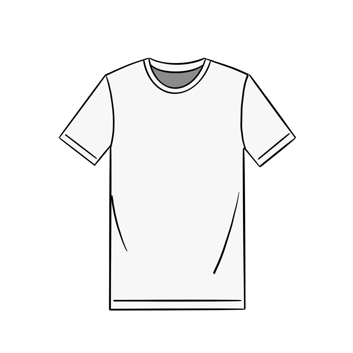 LIGHTWEIGHT T-SHIRT &lt;BR&gt; WHITE