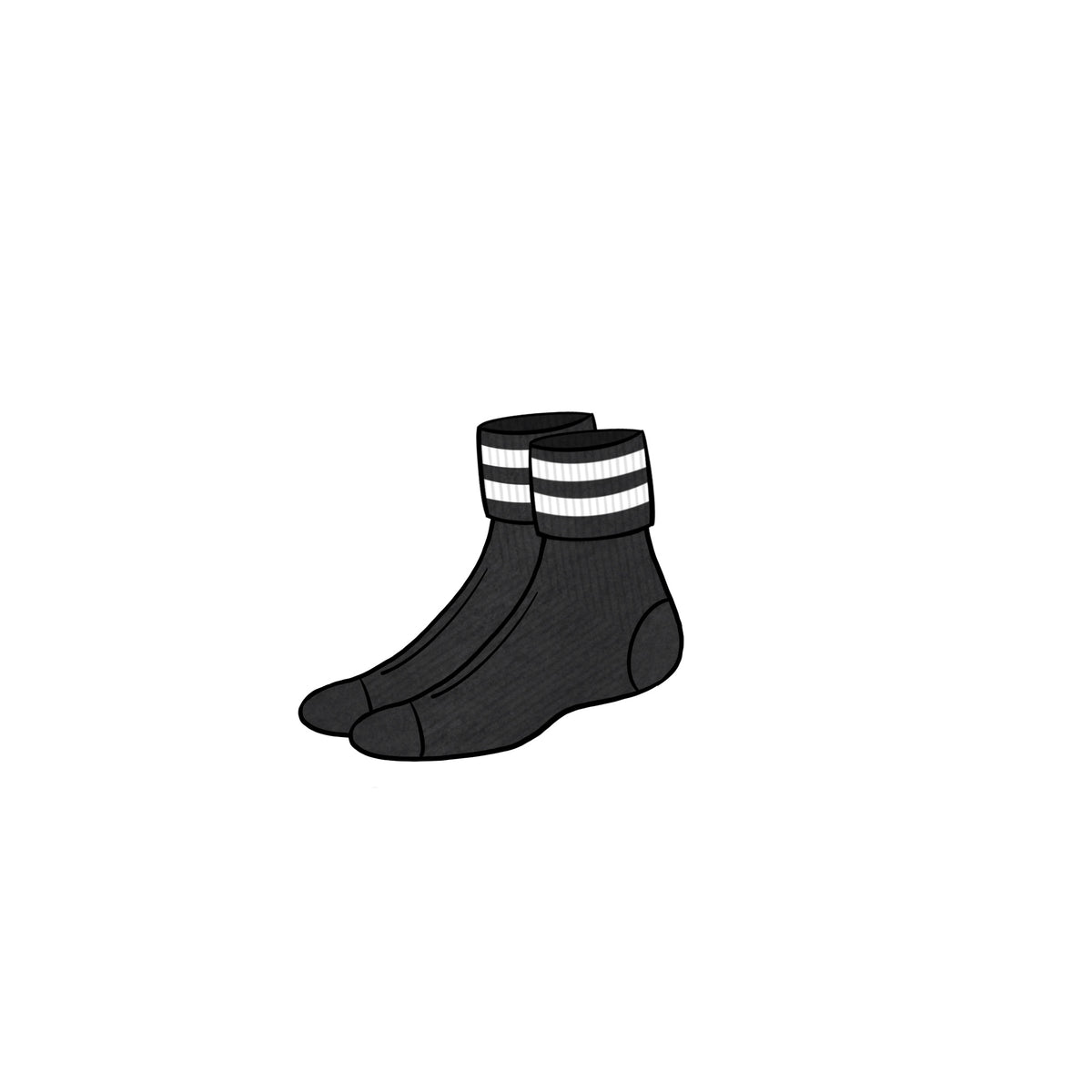 ANKLE SOCKS &lt;br&gt; BLACK