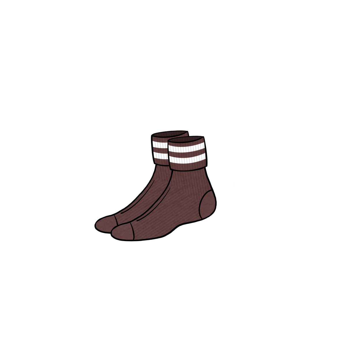 ANKLE SOCKS &lt;br&gt; BURGANDY