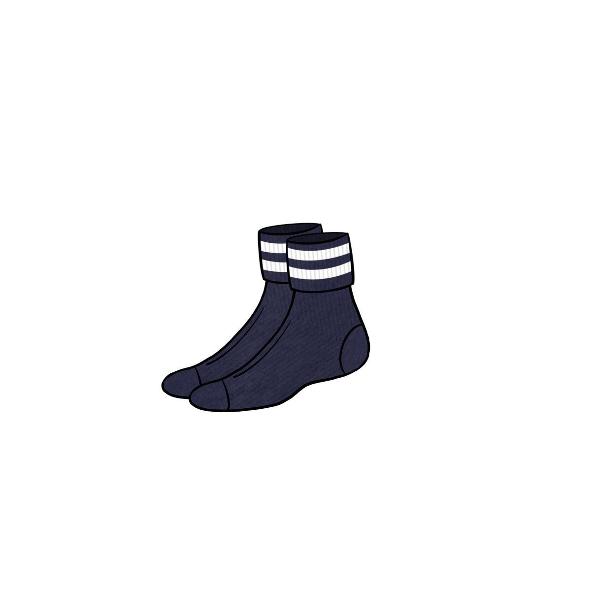 ANKLE SOCKS &lt;br&gt; NAVY