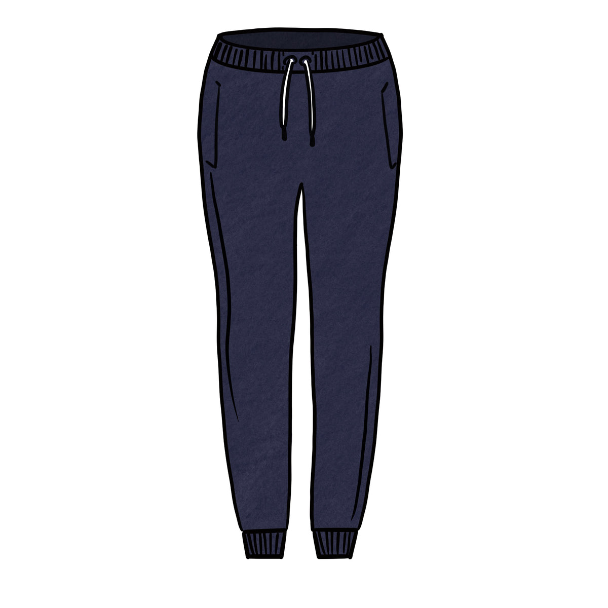 LIGHTWEIGHT SWEATPANTS &lt;BR&gt; NAVY