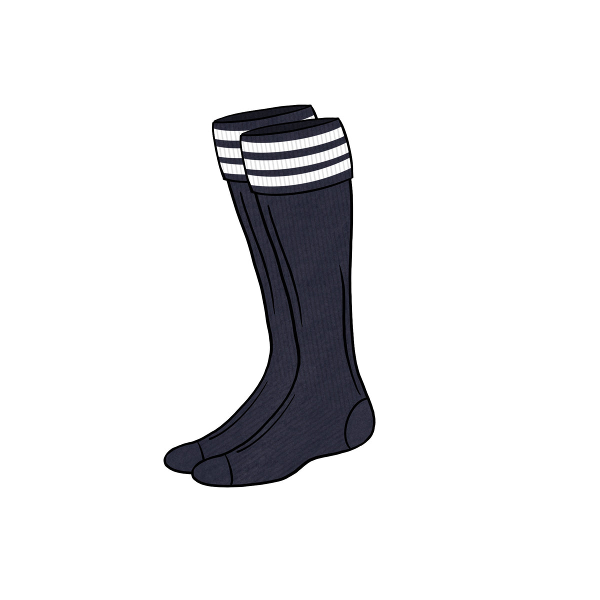 KNEE SOCKS &lt;br&gt; NAVY