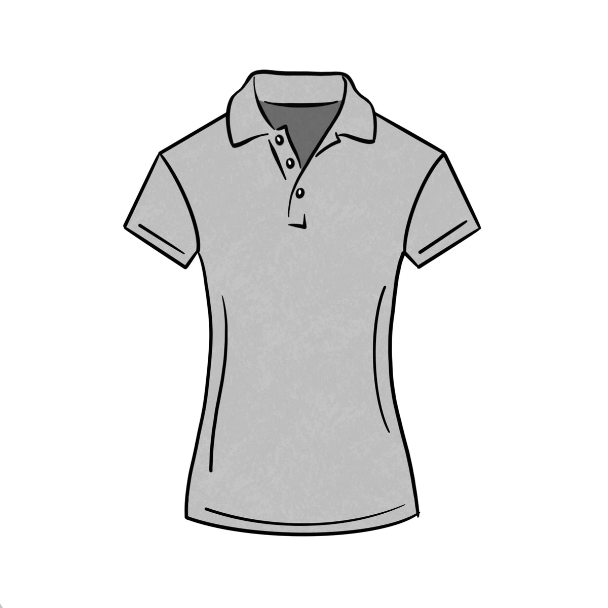 MIDWEIGHT POLO &lt;BR&gt; GREY