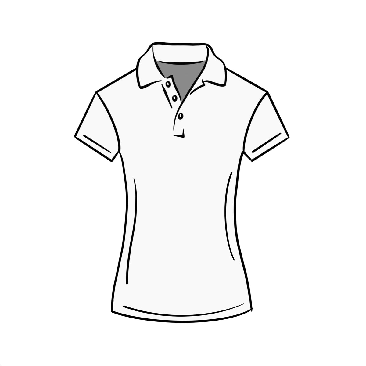 MIDWEIGHT POLO &lt;BR&gt; WHITE