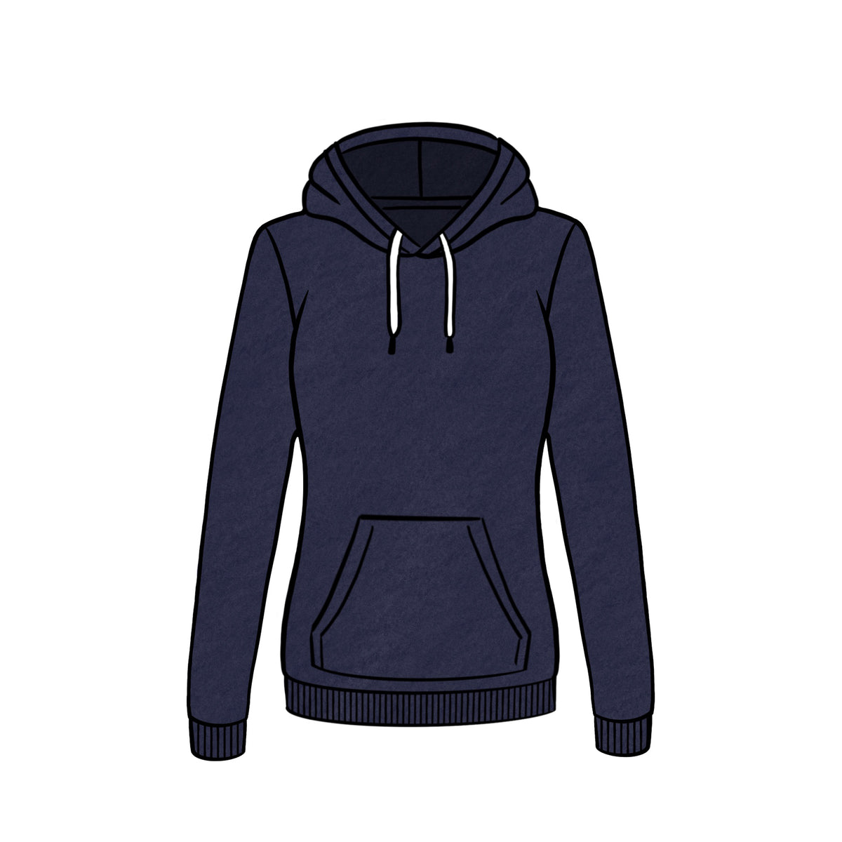 LIGHTWEIGHT PULLOVER HOODIE &lt;br&gt; NAVY