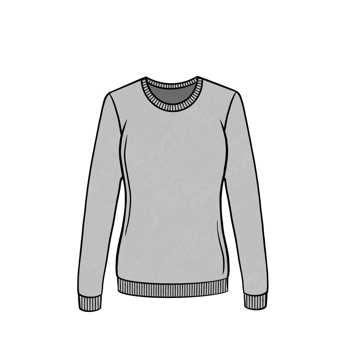 LIGHTWEIGHT CREWNECK&lt;br&gt; MARL GREY