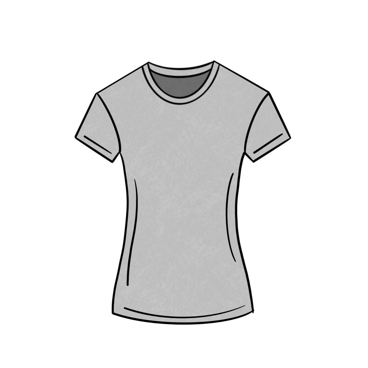 MIDWEIGHT T-SHIRT &lt;BR&gt; GREY